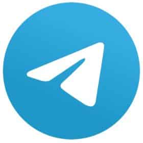 Telegram blue logo for buying Telegram members and followers