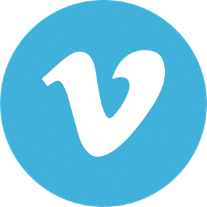 Vimeo platform's blue logo - buy Vimeo likes & followers cheap and with instant delivery