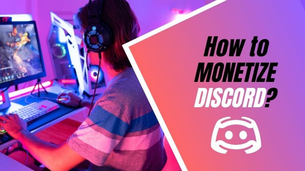A man is playing a game on the computer in the cover image of “How to Monetize Discord?”