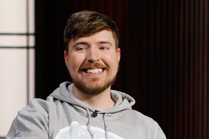 Jimmy Donaldson or Youtuber known as Mr.Beast, smiling