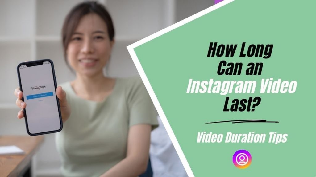 Cover-image-of-the-blog-How-Long-Can-an-Instagram-Video-Last-featuring-a-smiling-woman-pointing-a-phone-at-the-camera