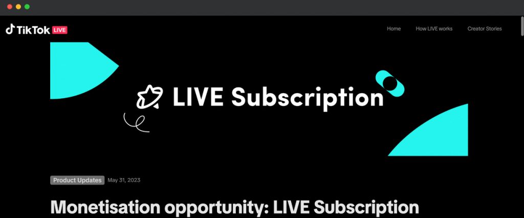 tiktok-live-subscription