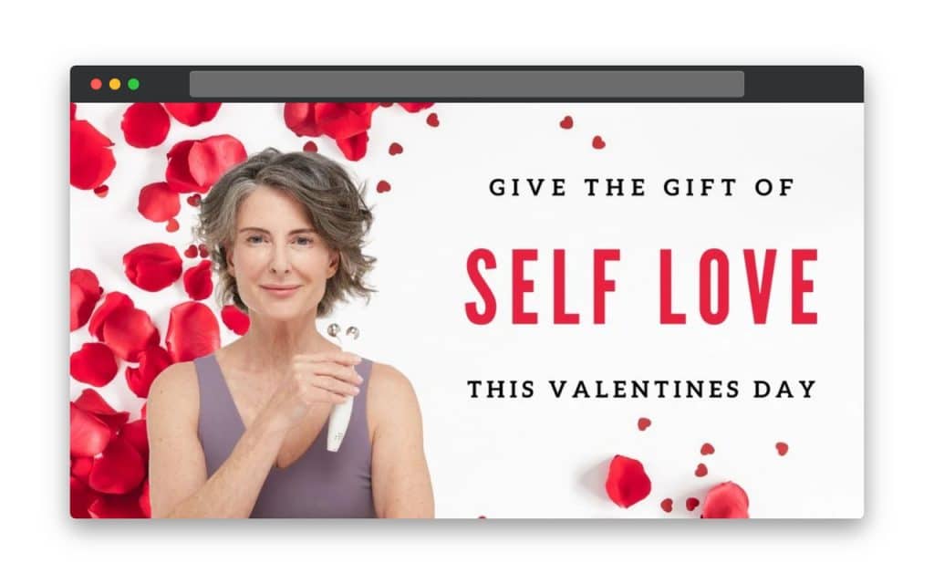valentines day self love marketing campaign
